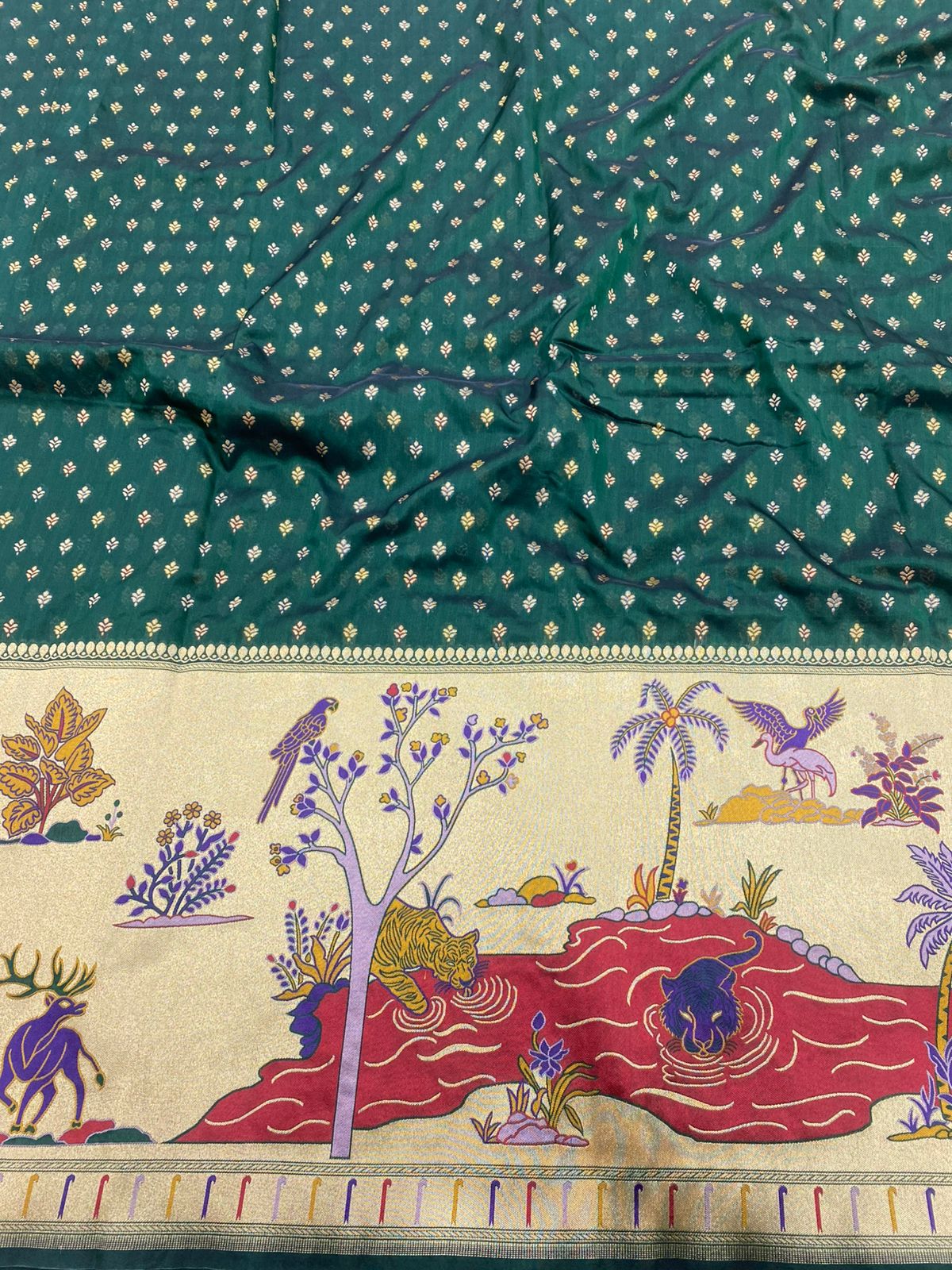 Pure Katan Silk Paithni Border (Colors Available)