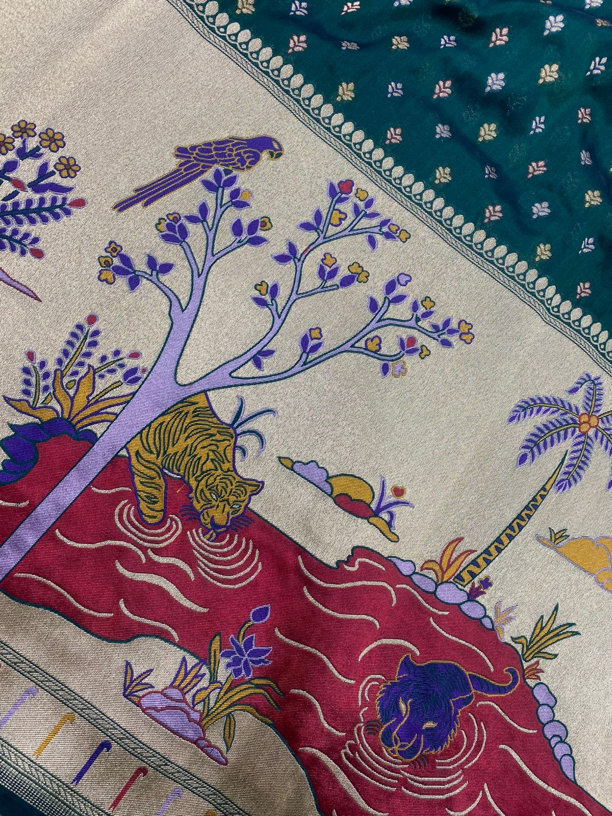 Pure Katan Silk Paithni Border (Colors Available)