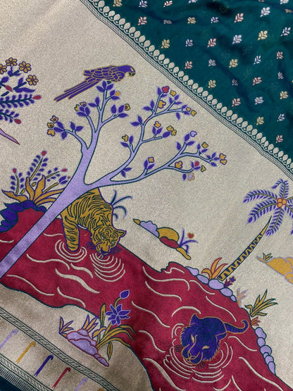 Pure Katan Silk Paithni Border (Colors Available)