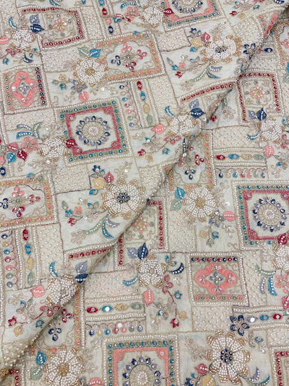 Tissue Beads Embroidery