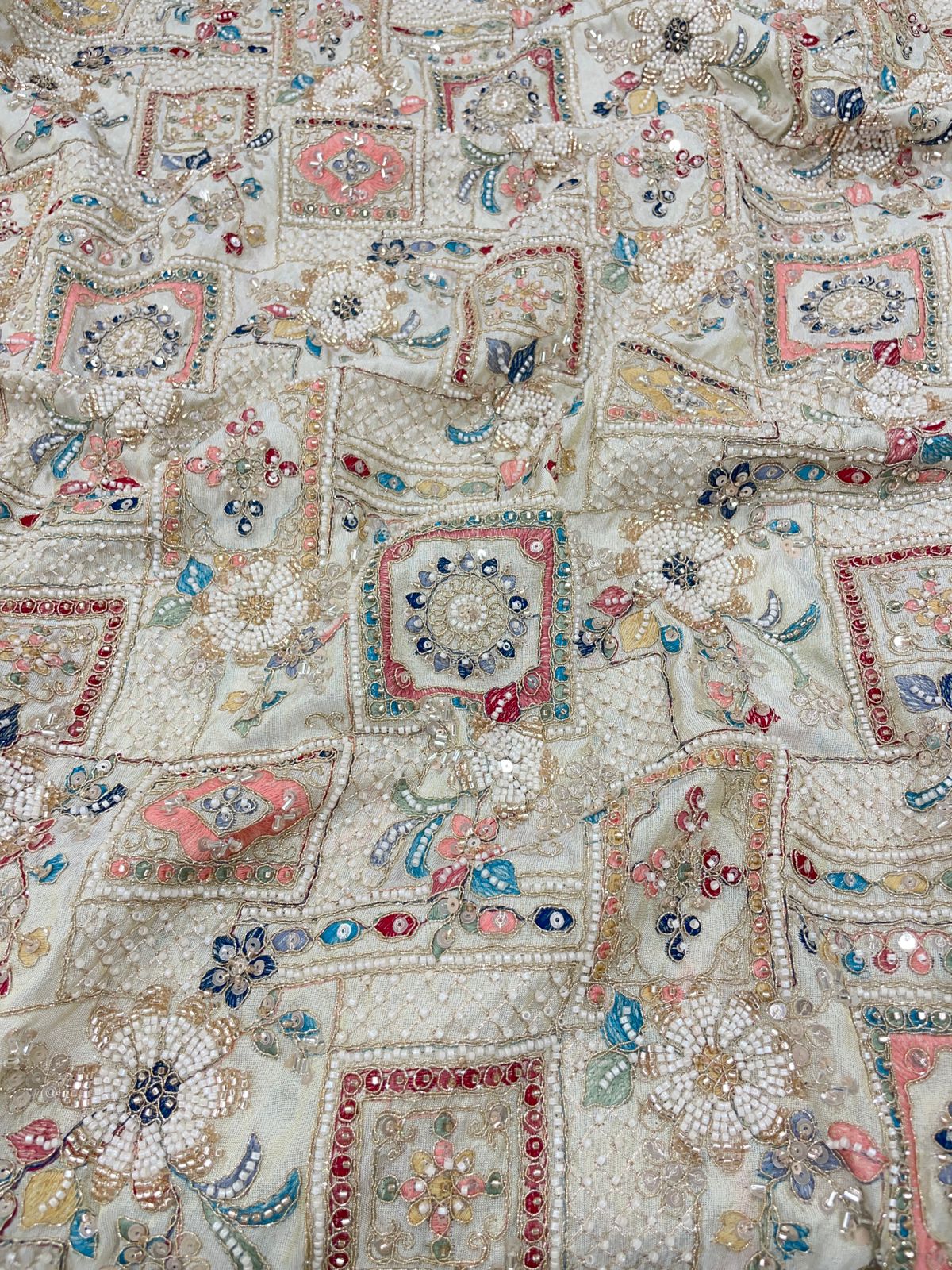 Tissue Beads Embroidery