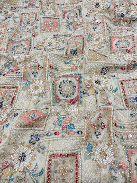 Tissue Beads Embroidery