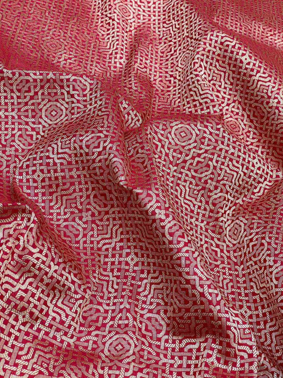 Pure Katan Silk Brocade 44"Inch (Colours Available)