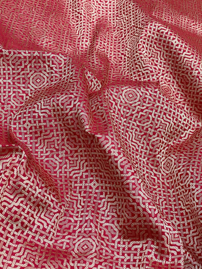 Pure Katan Silk Brocade 44"Inch (Colours Available)