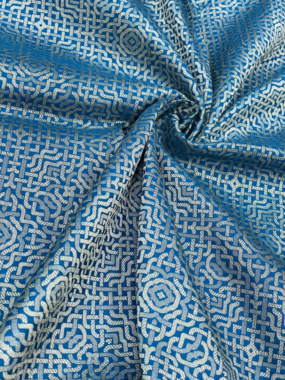 Pure Katan Silk Brocade 44"Inch (Colours Available)