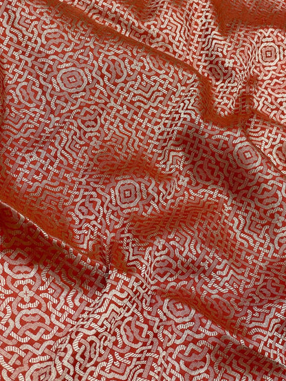 Pure Katan Silk Brocade 44"Inch (Colours Available)