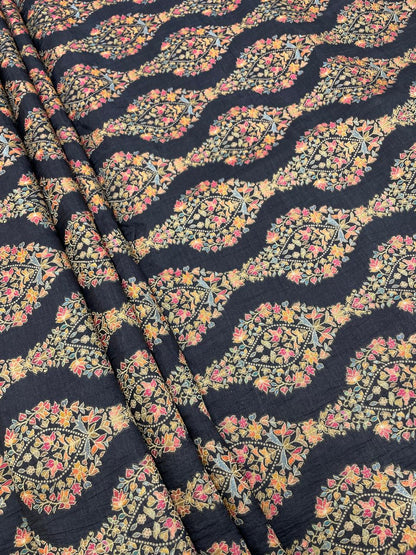 Banarasi Brocade With Position Print 44"Inch (Colours Available)