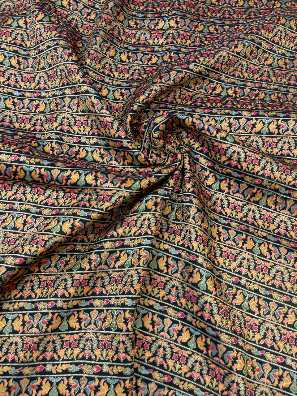 Banarasi Brocade With Position Print 44"Inch (Colours Available)