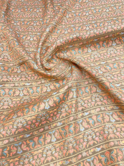 Banarasi Brocade With Position Print 44"Inch (Colours Available)