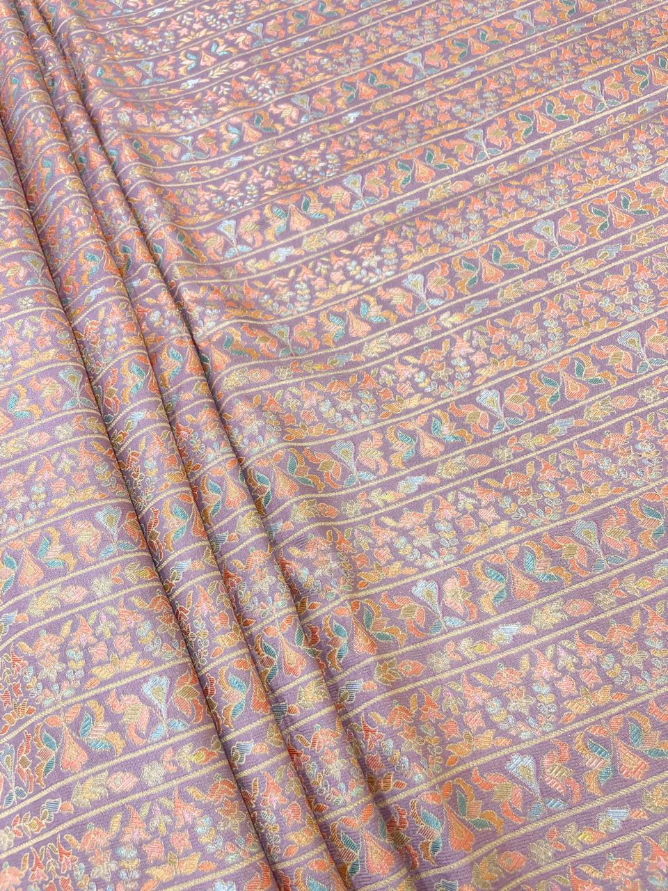 Banarasi Brocade With Position Print 44"Inch (Colours Available)