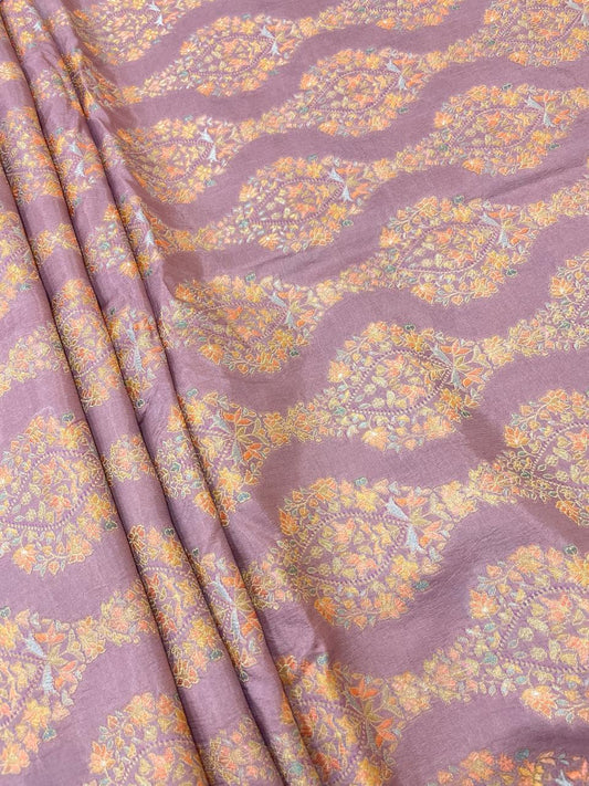 Banarasi Brocade With Position Print 44"Inch (Colours Available)