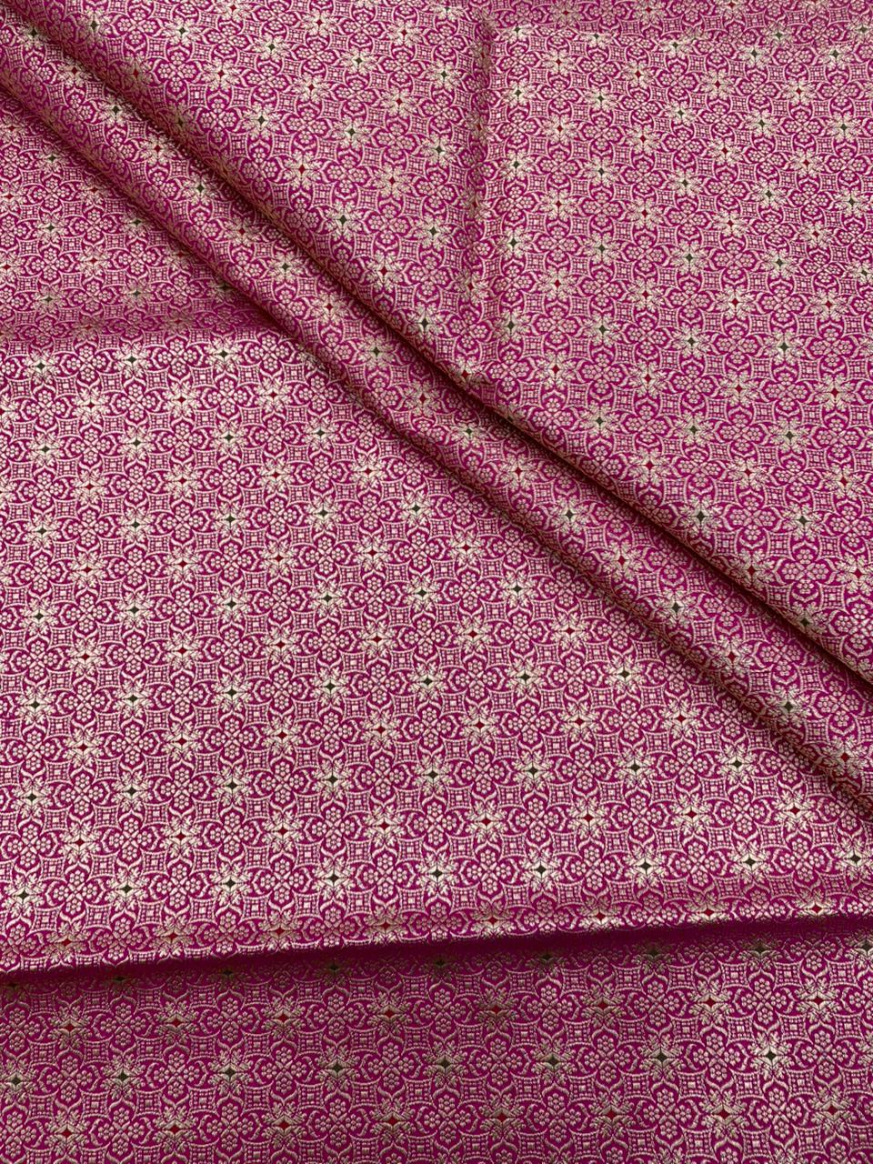 Pure Banarasi Brocade (Color Available) 44"Inch