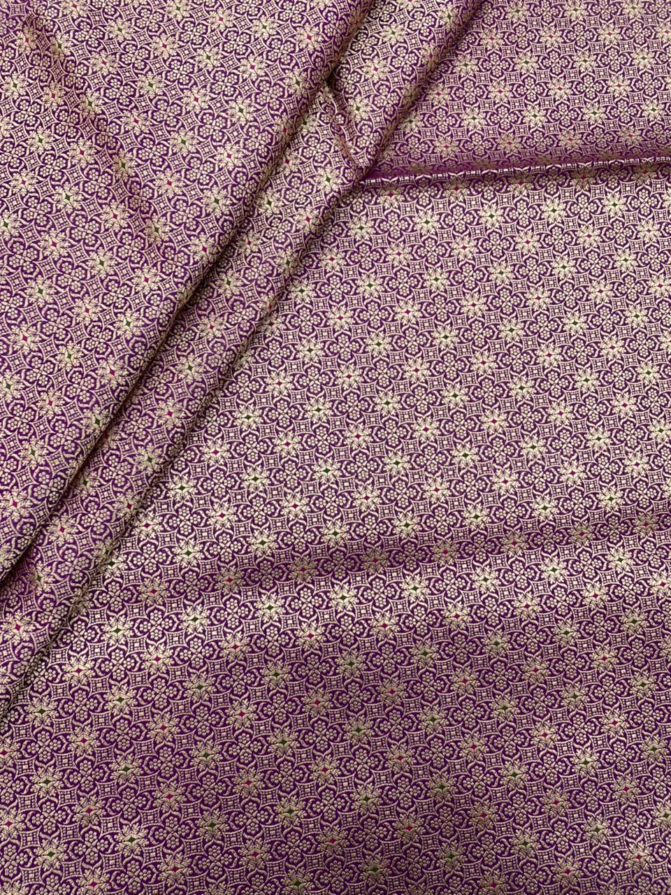 Pure Banarasi Brocade (Color Available) 44"Inch