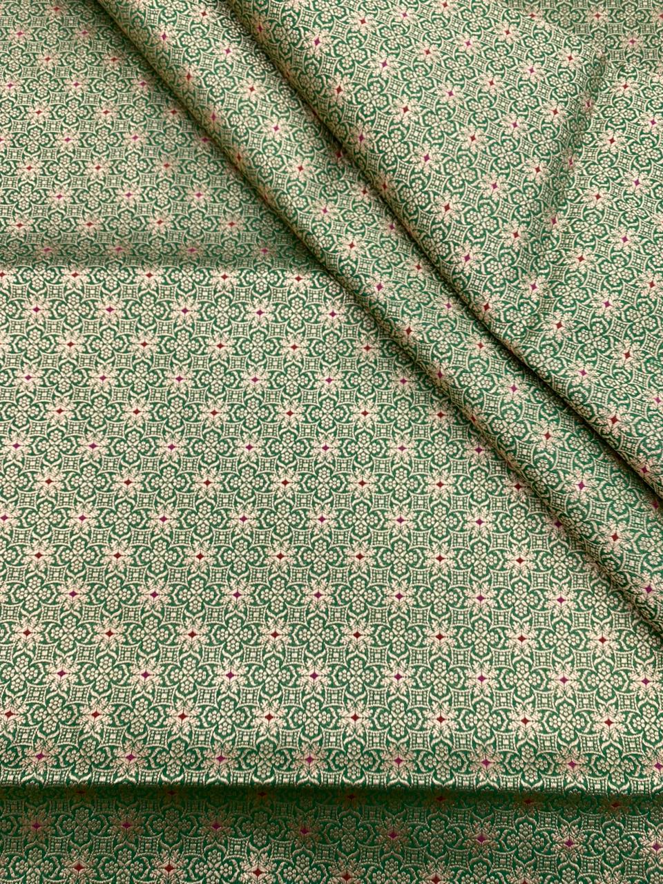 Pure Banarasi Brocade (Color Available) 44"Inch