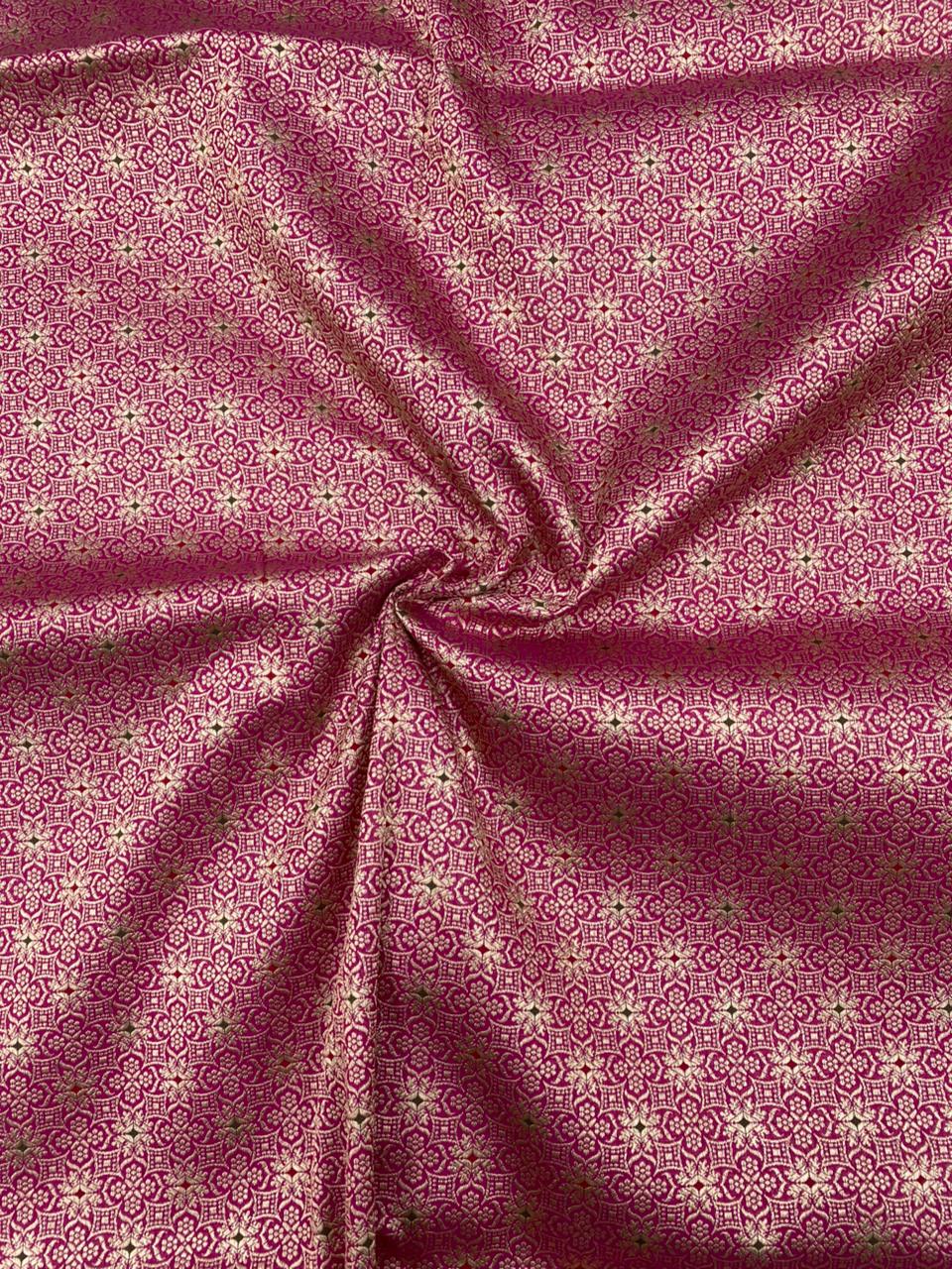 Pure Banarasi Brocade (Color Available) 44"Inch