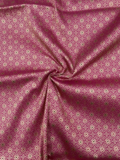 Pure Banarasi Brocade (Color Available) 44"Inch