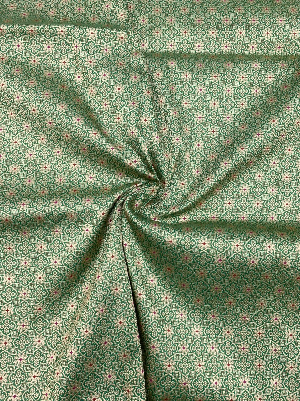 Pure Banarasi Brocade (Color Available) 44"Inch