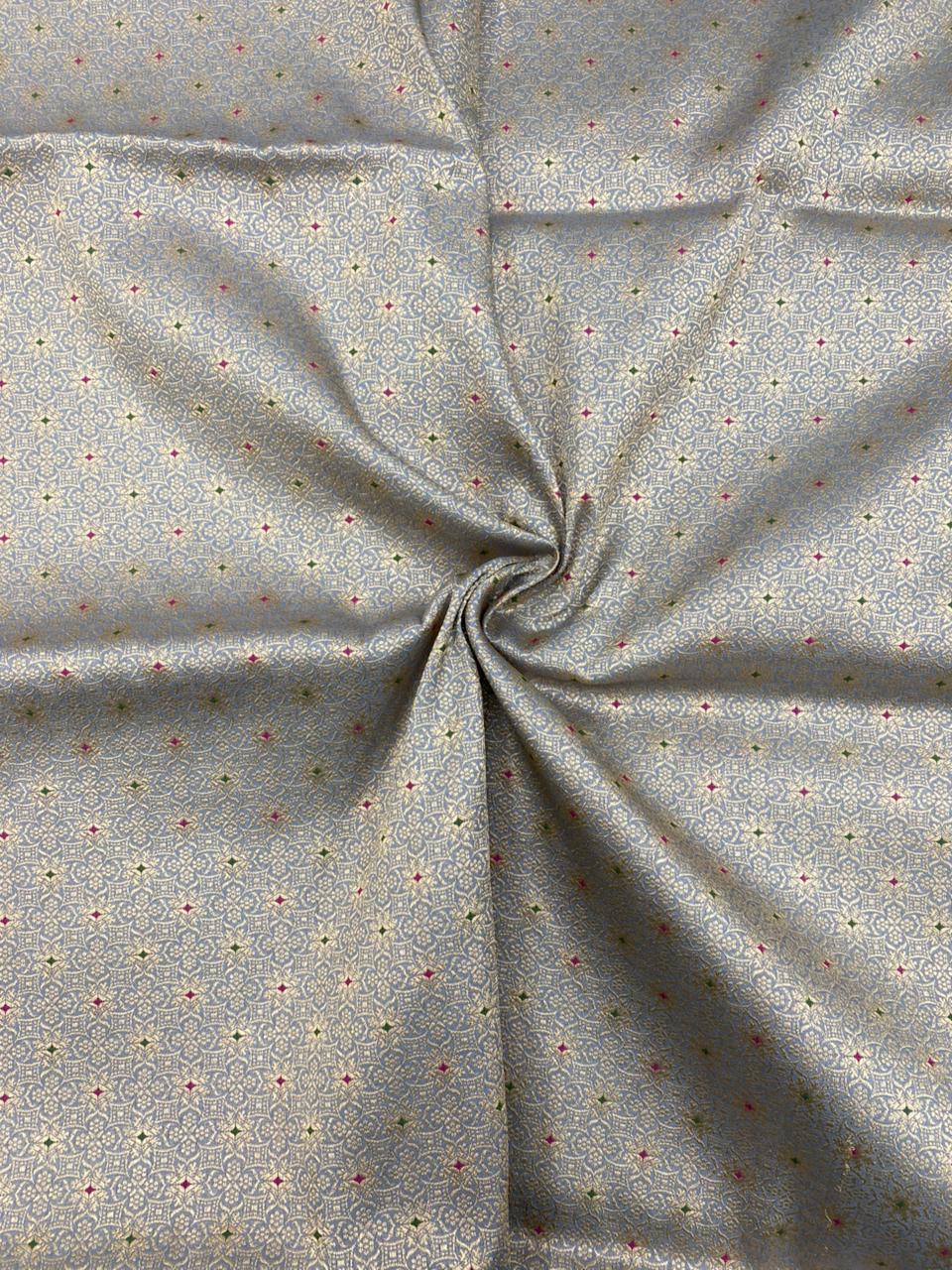 Pure Banarasi Brocade (Color Available) 44"Inch