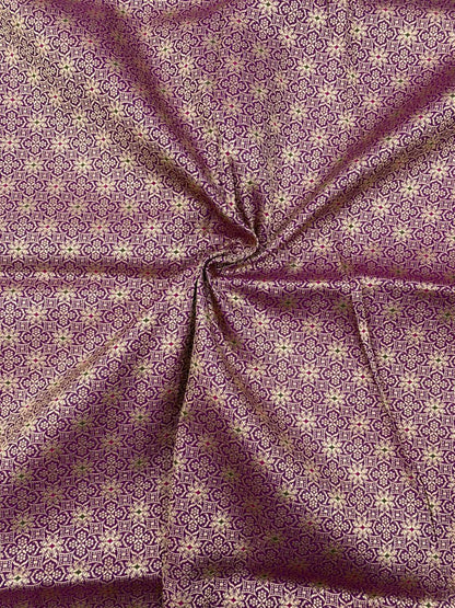 Pure Banarasi Brocade (Color Available) 44"Inch