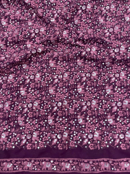 Georgette Embroidery (44"Inch)