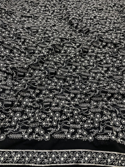 Georgette Embroidery (44"Inch)