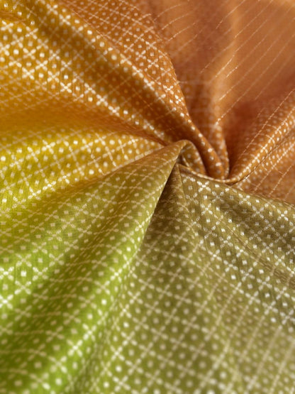 Pure Katan Silk Brocade 4D (Color Available) 44"Inch