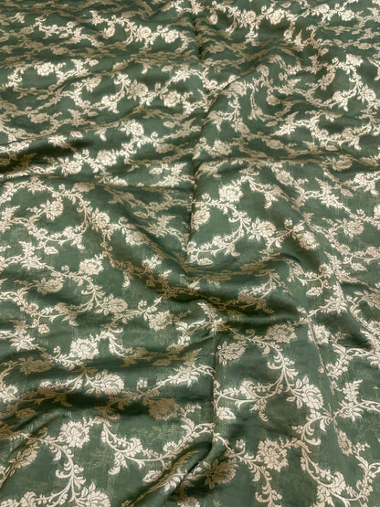 Pure Banarasi Silk Brocade 44"Inch (Colours Available)