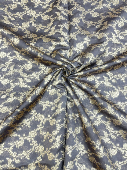 Pure Banarasi Silk Brocade 44"Inch (Colours Available)