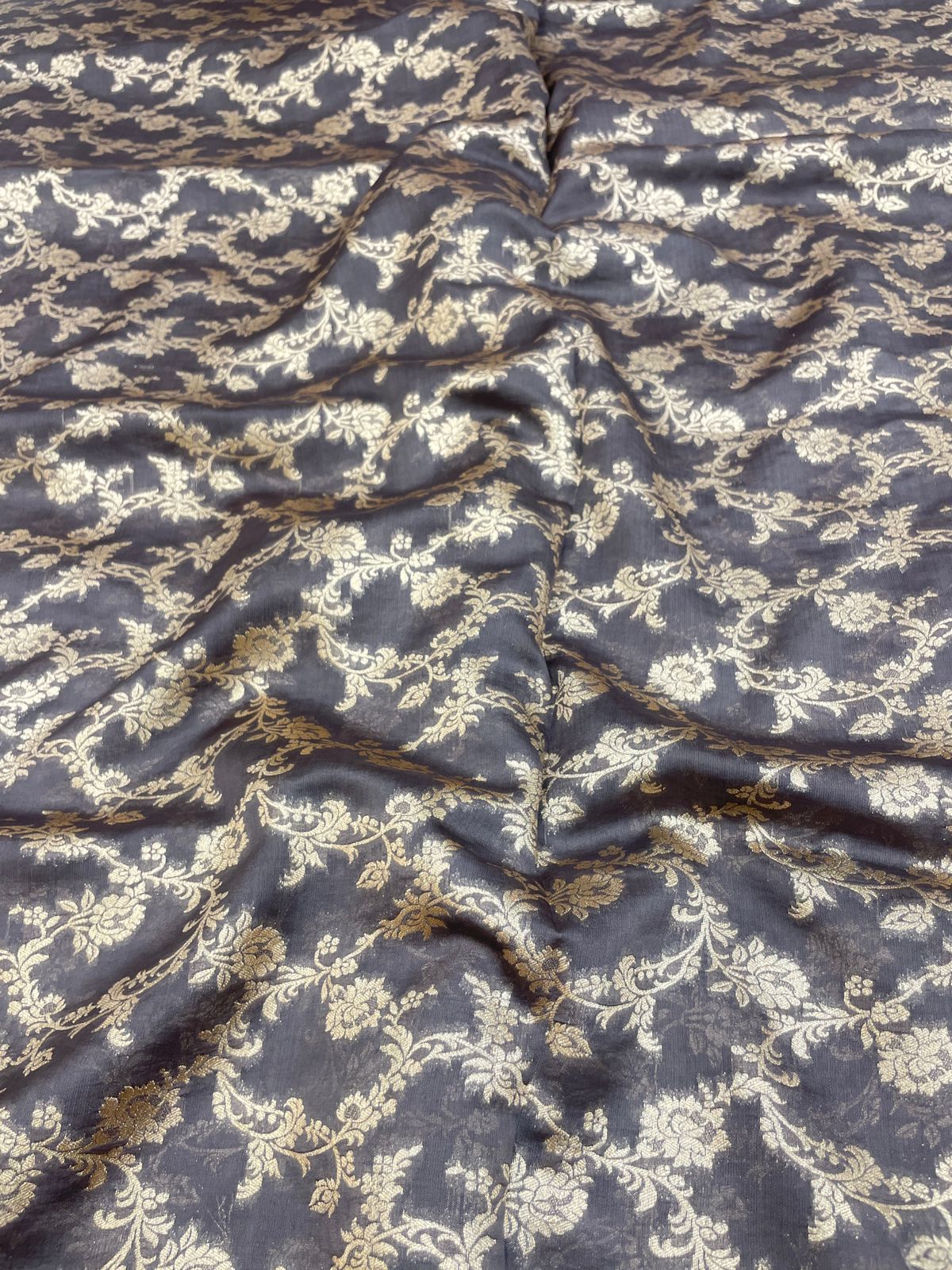 Pure Banarasi Silk Brocade 44"Inch (Colours Available)