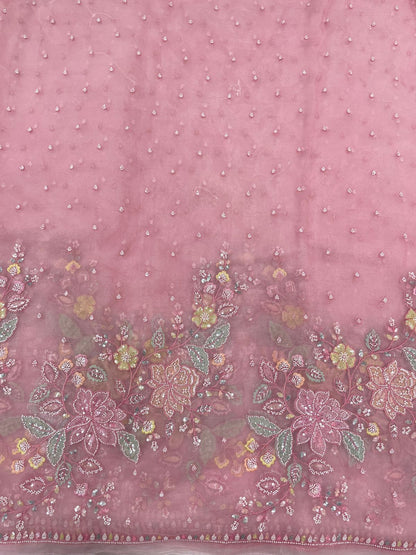 Silk Organza Embroidery Beads (Color Available) 54"Inch