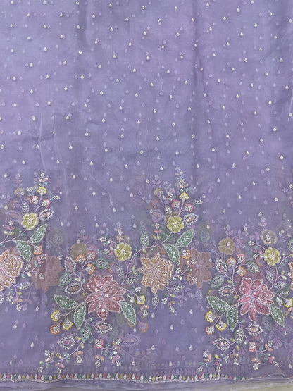 Silk Organza Embroidery Beads (Color Available) 54"Inch