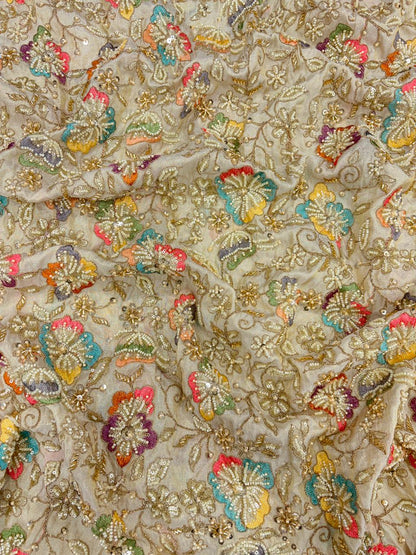 Tissue Multithread Beads Embroidery