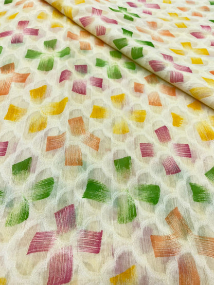 Chanderi Brocade Hand Brush Paint