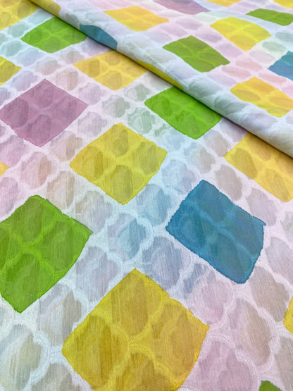 Chanderi Brocade Hand Brush Paint