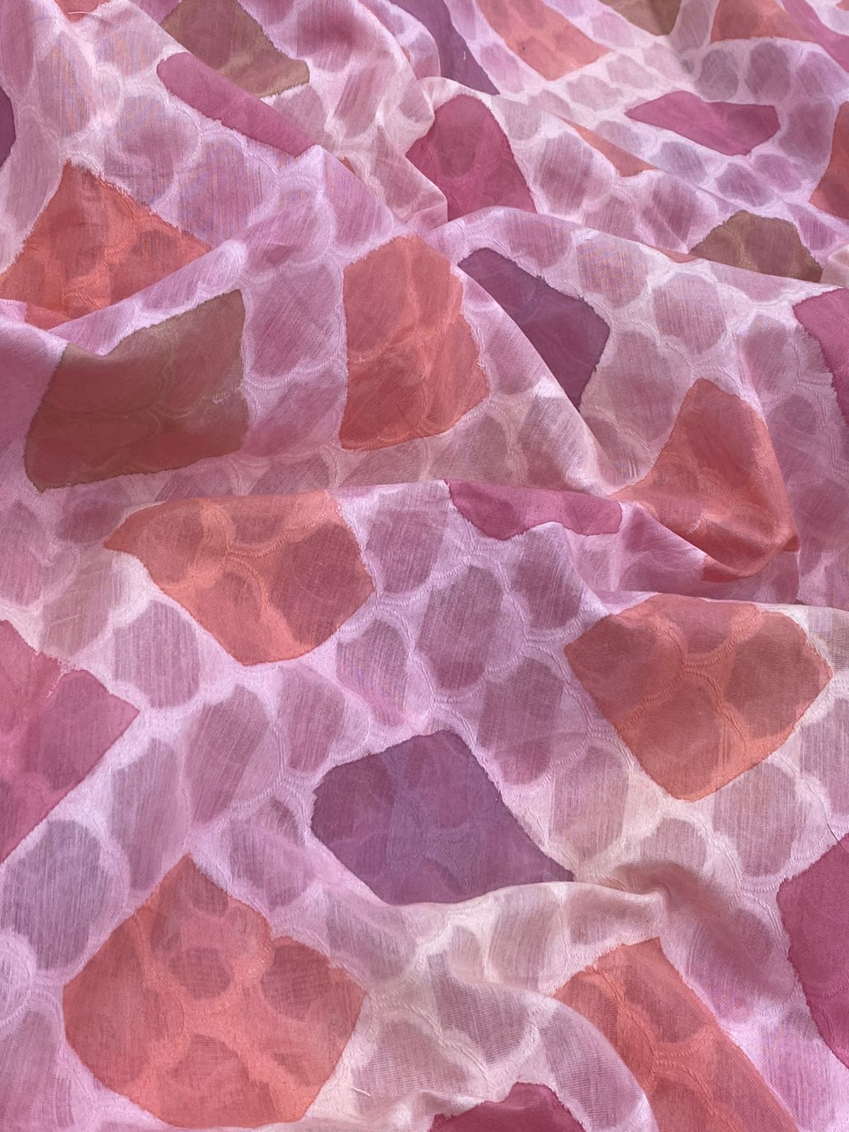 Chanderi Brocade Hand Brush Paint