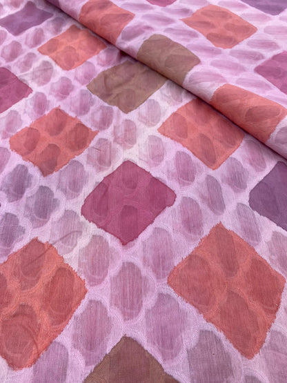 Chanderi Brocade Hand Brush Paint