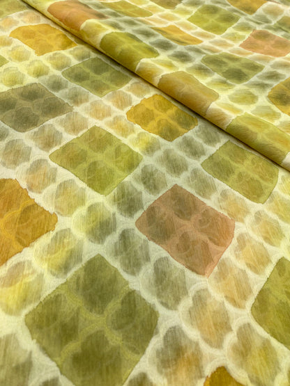 Chanderi Brocade Hand Brush Paint