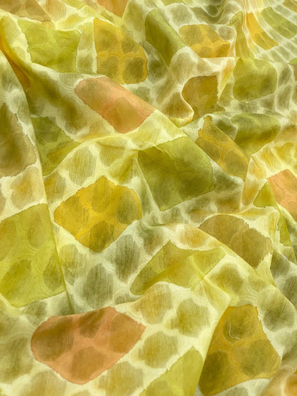 Chanderi Brocade Hand Brush Paint