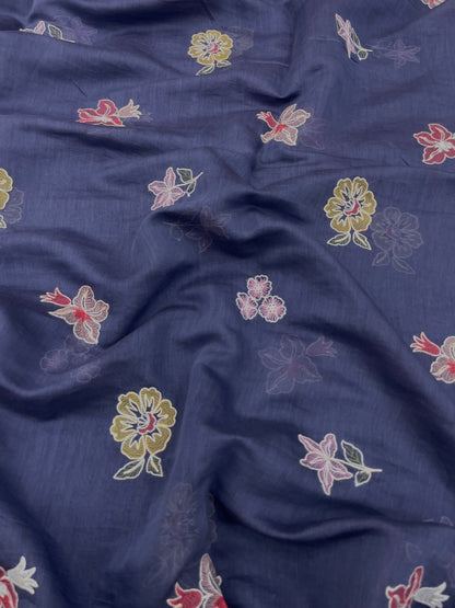 Chanderi Multithread Embroidery (colors available)