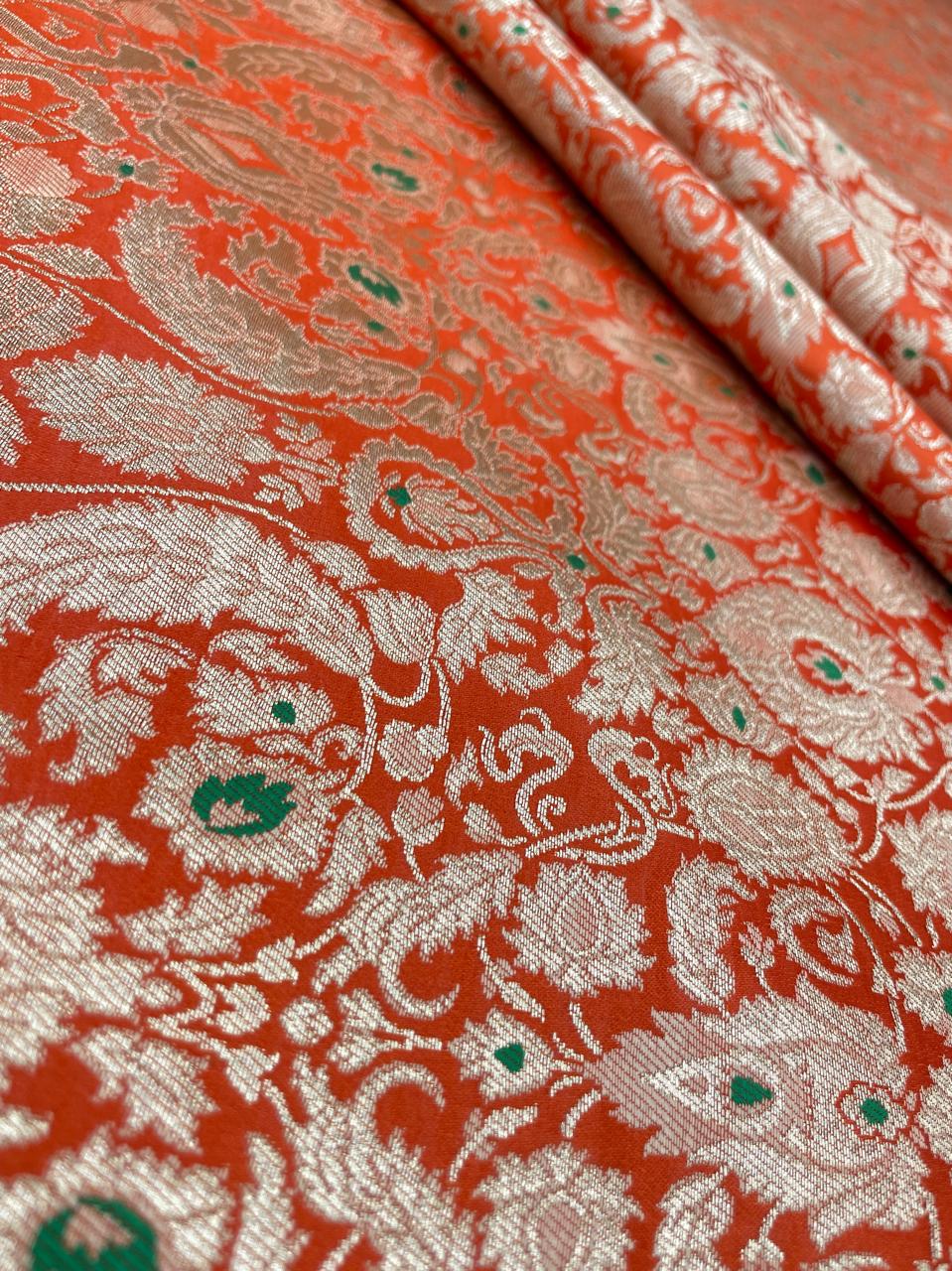 Pure Banarasi Brocade (Colors Available)
