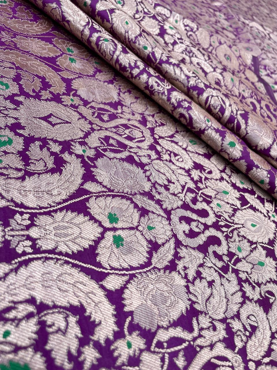 Pure Banarasi Brocade (Colors Available)
