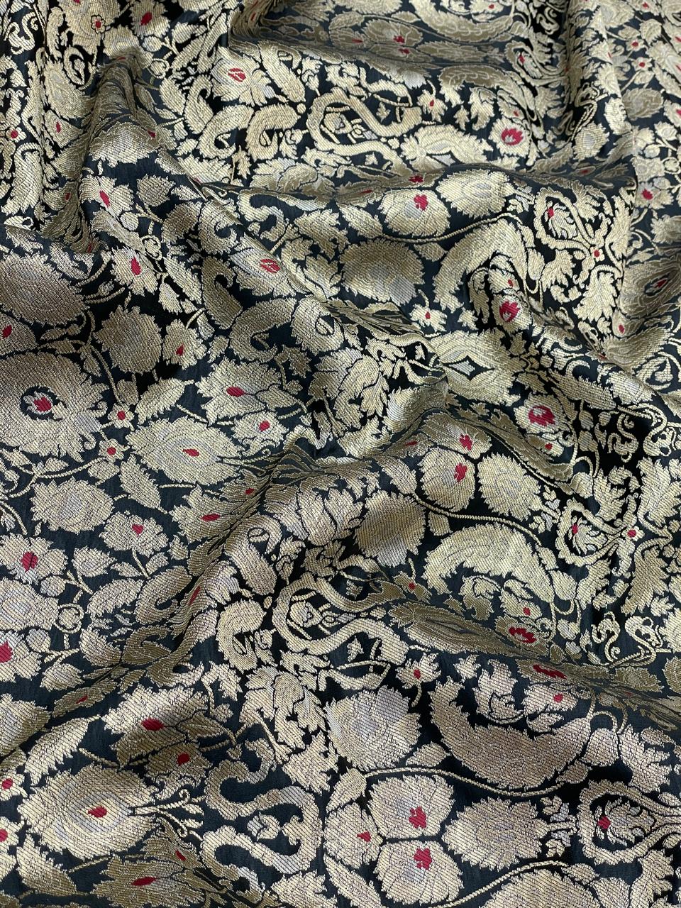 Pure Banarasi Brocade (Colors Available)