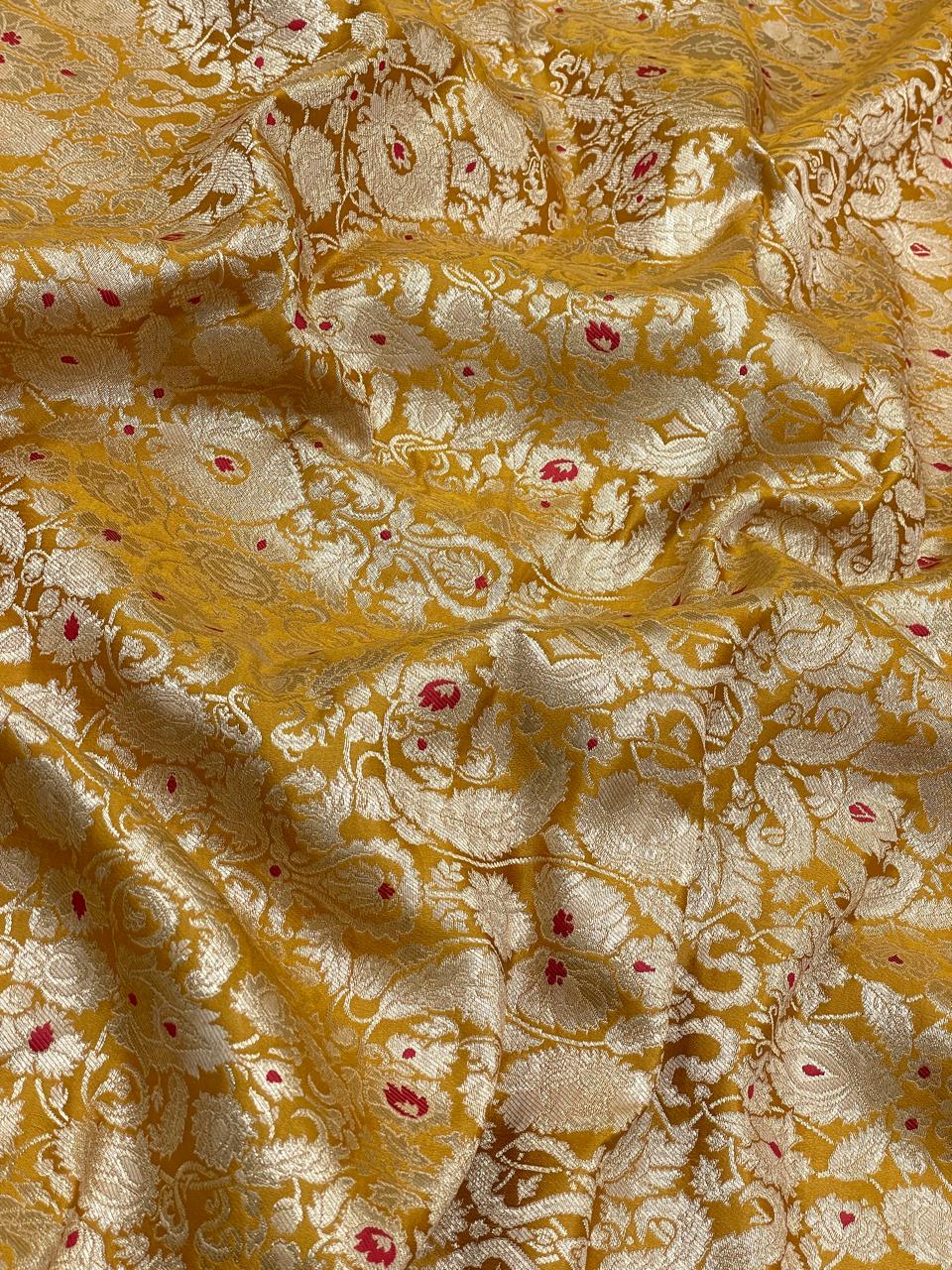 Pure Banarasi Brocade (Colors Available)