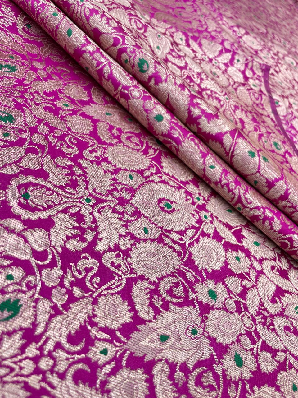 Pure Banarasi Brocade (Colors Available)