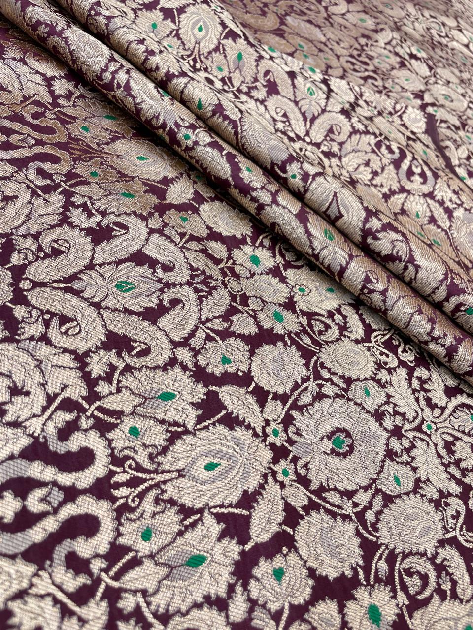 Pure Banarasi Brocade (Colors Available)