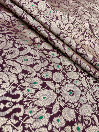 Pure Banarasi Brocade (Colors Available)