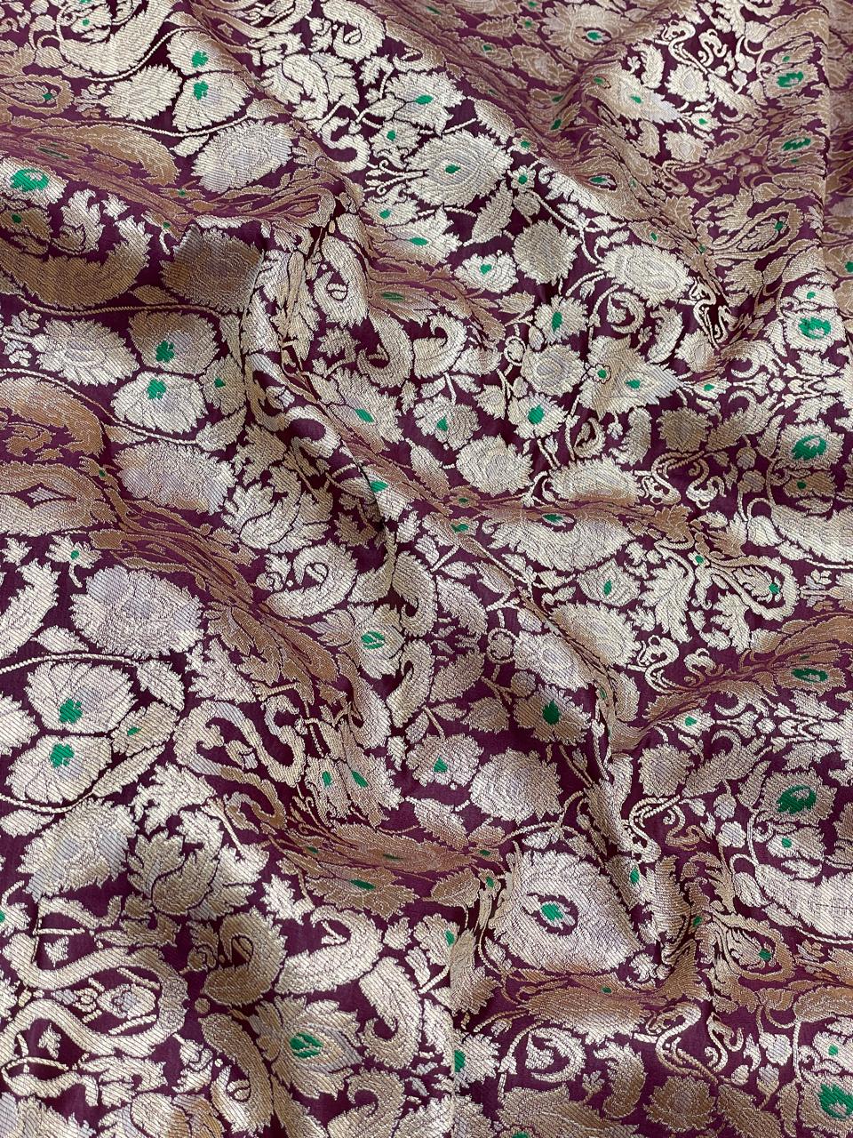Pure Banarasi Brocade (Colors Available)