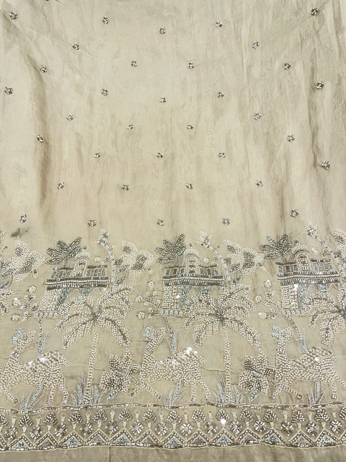 Tissue Beads Embroidery