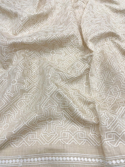 Munga Silk Embroidery Dyeable