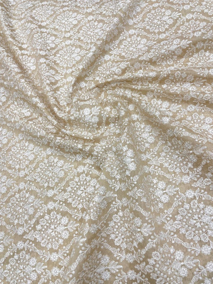 Munga Silk Embroidery Dyeable